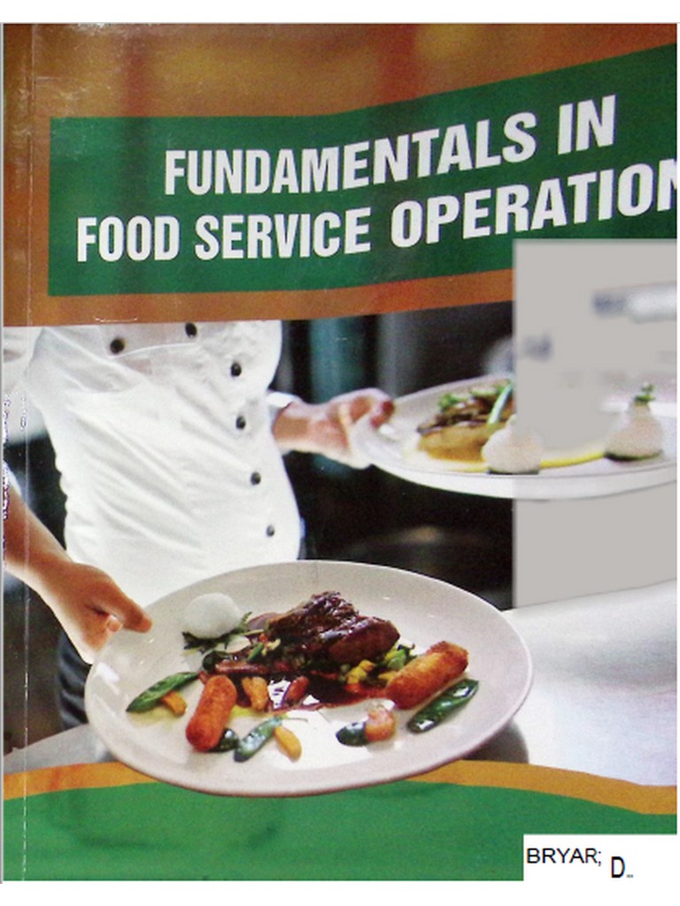 Fundamentals in Food Servie Operations by Baliste 2022
